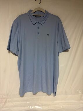 Travis Mathew Powder Blue Performance Polo